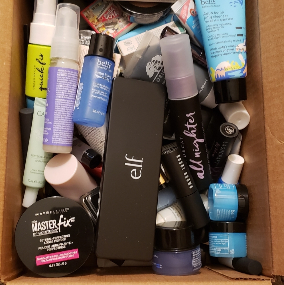 Box of Makeup Samples